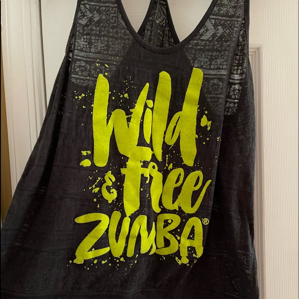 Zumba Bubble Style Racerback Tank Top